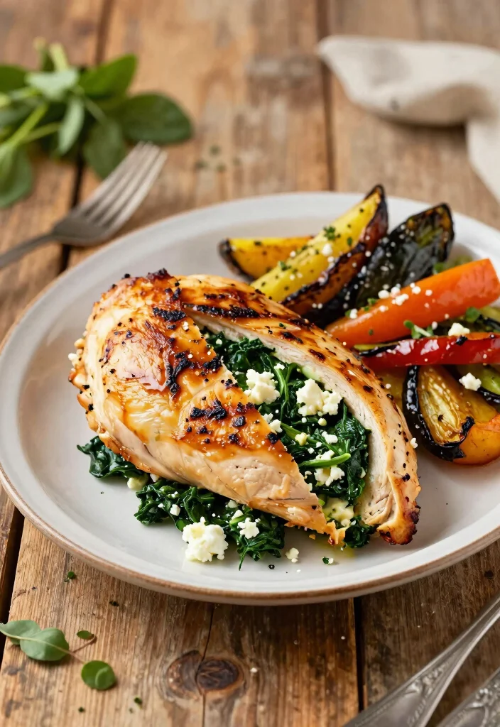 14 Top Dinner Recipes Everyone Loves to Make 9. Spinach and Feta Stuffed Chicken 0